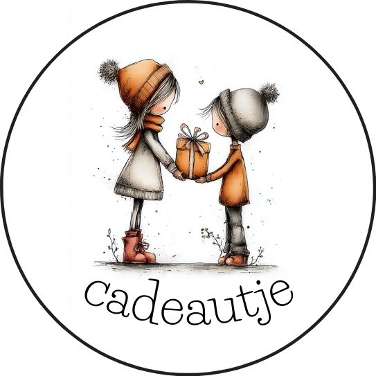 Cadeautje | Sluitstickers 10st.