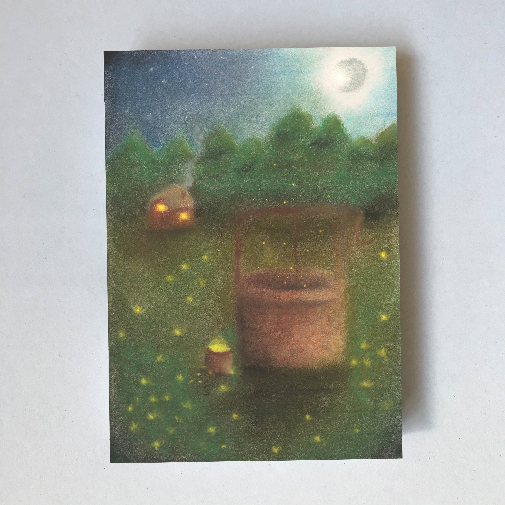 Sprookje 'Put van vrouw Holle' Waldorf kaart | Kaart Lot Bouwes