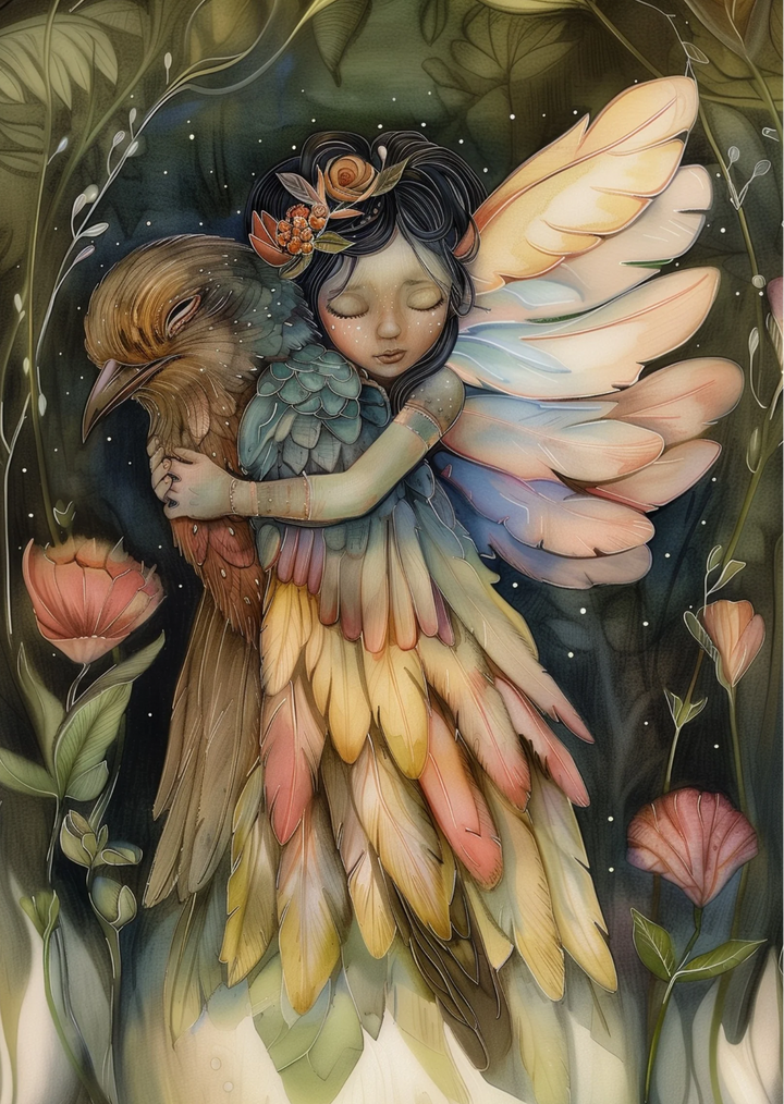 Birds & Fairies: Friendship | Kaart Fripperies