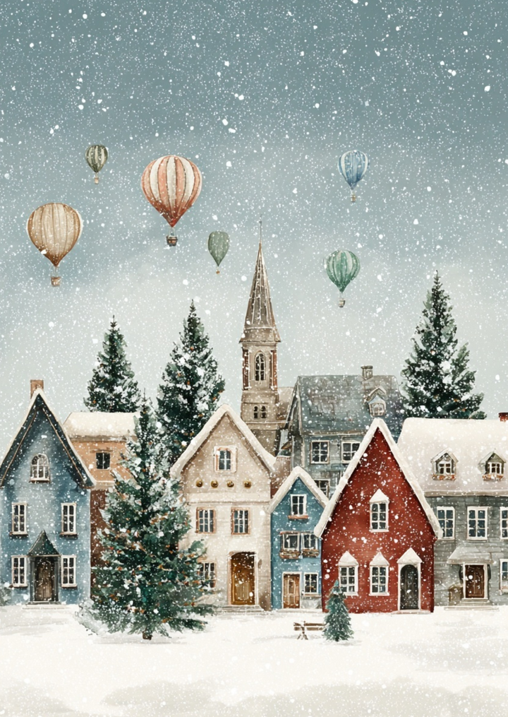 Christmas Village: NO. 4 | Kaart Fripperies