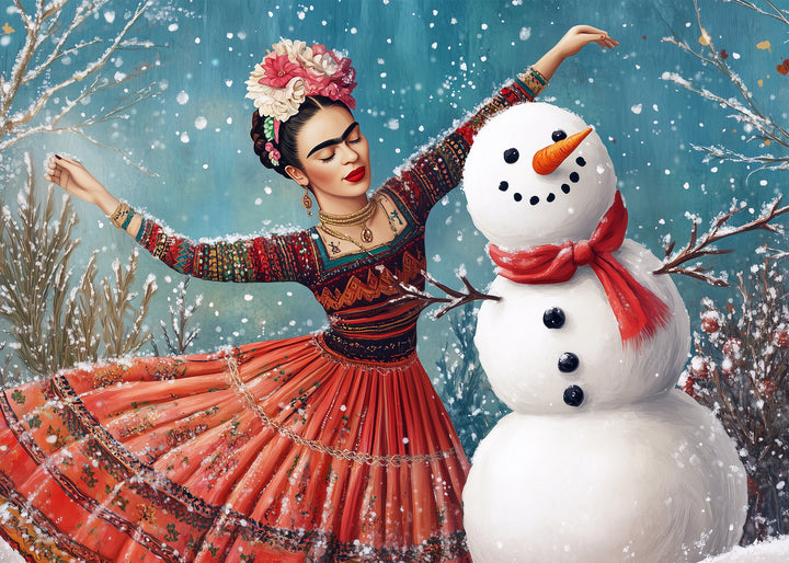 Frida Kahlo: Snow Dance | Kaart Fripperies