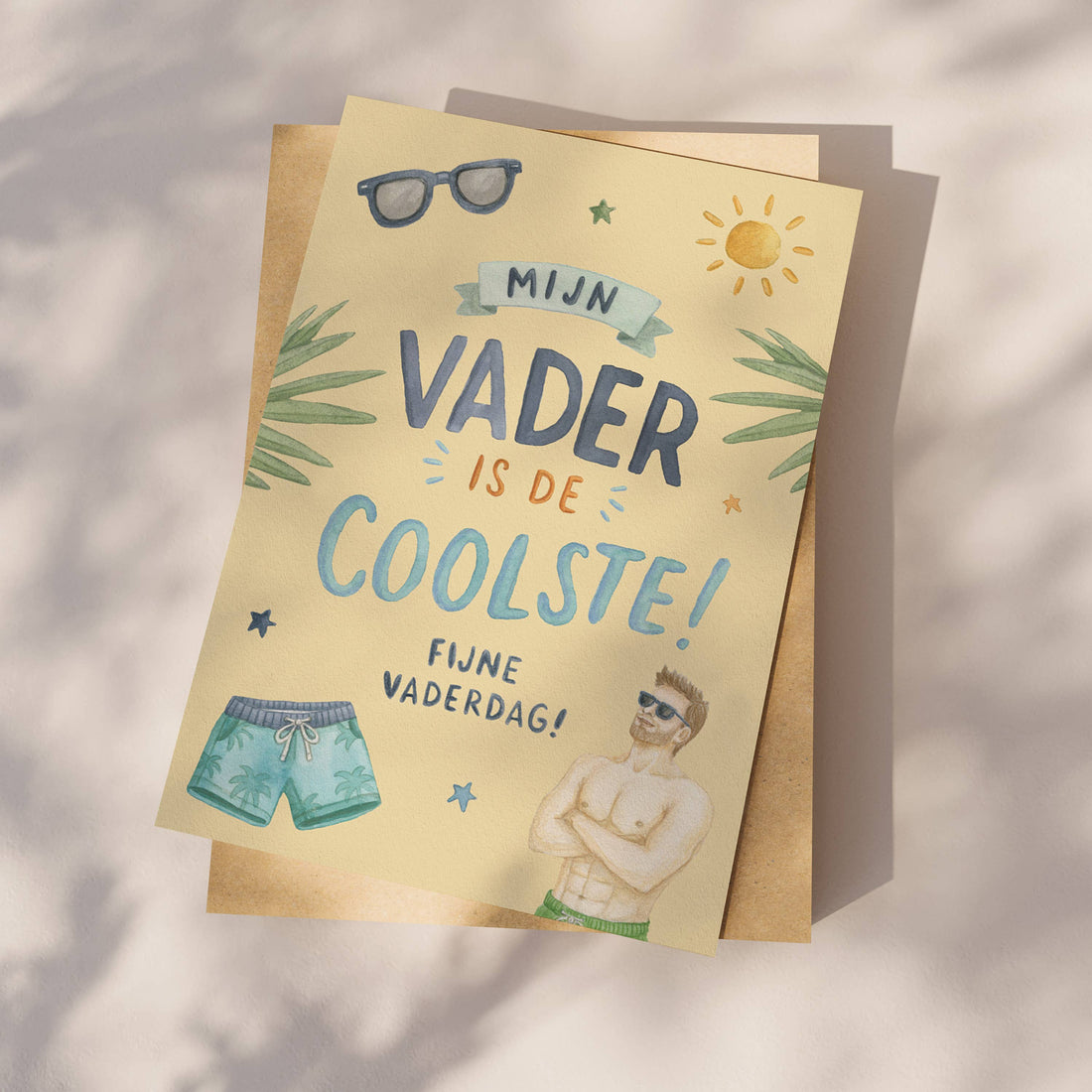 Ansichtkaart vaderdag | Kaart Appeloogje