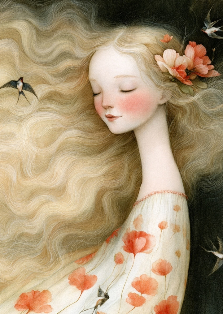 Whispers & Wings: Zwaluw | Kaart Fripperies