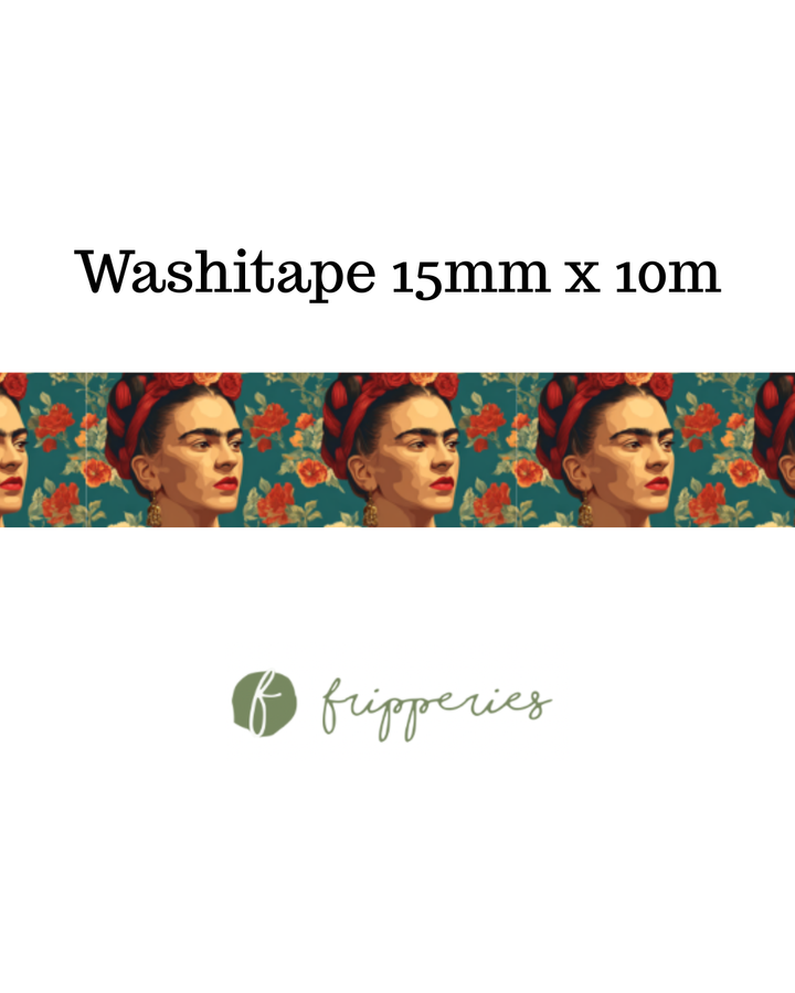 Frida Kahlo NO. 3 | Washitape Fripperies