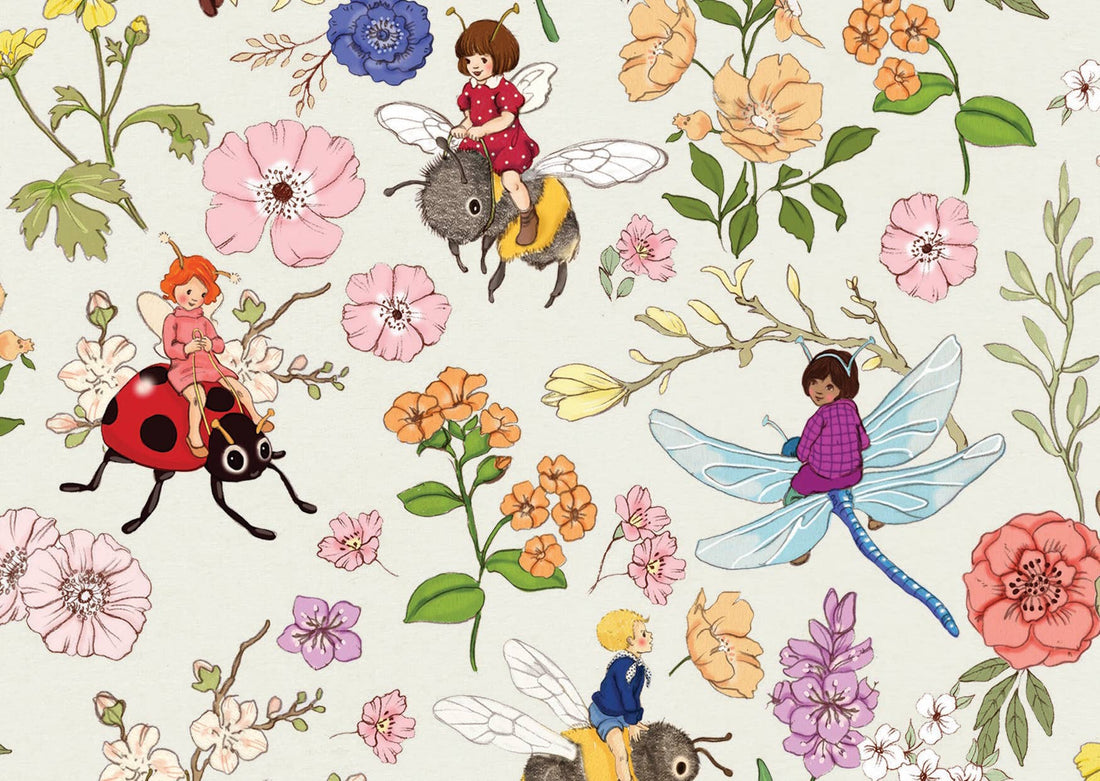 Ansichtkaart Geheime Insectentuin Groen | Kaart Belle & Boo