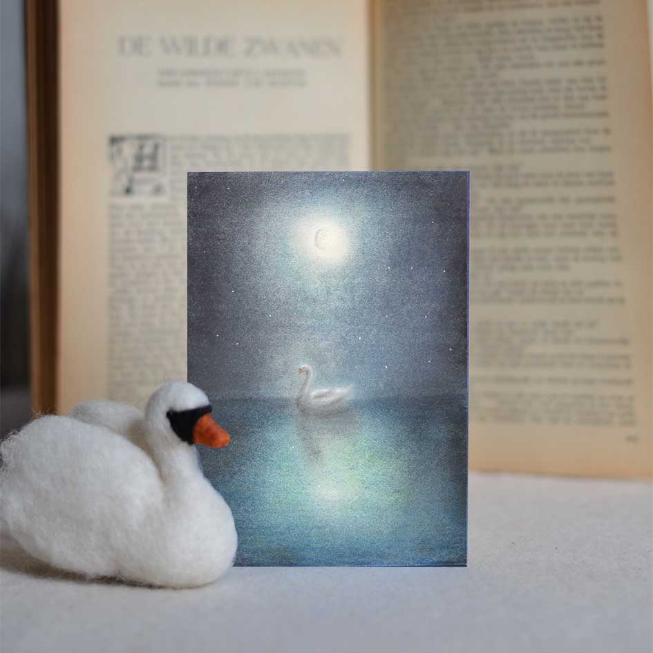 Sprookje 'Zwaan' Waldorf kaart | Kaart Lot Bouwes