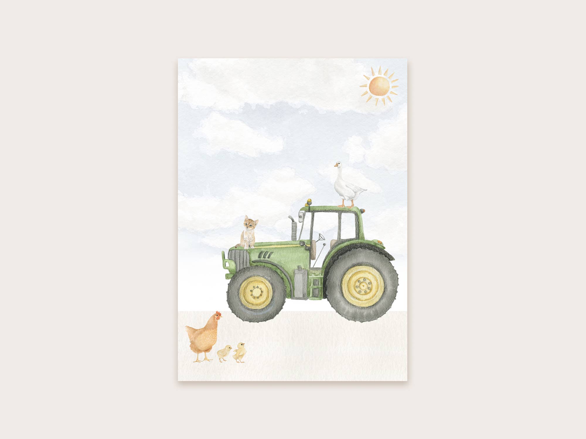 Ansichtkaart tractor | Kaart Appeloogje