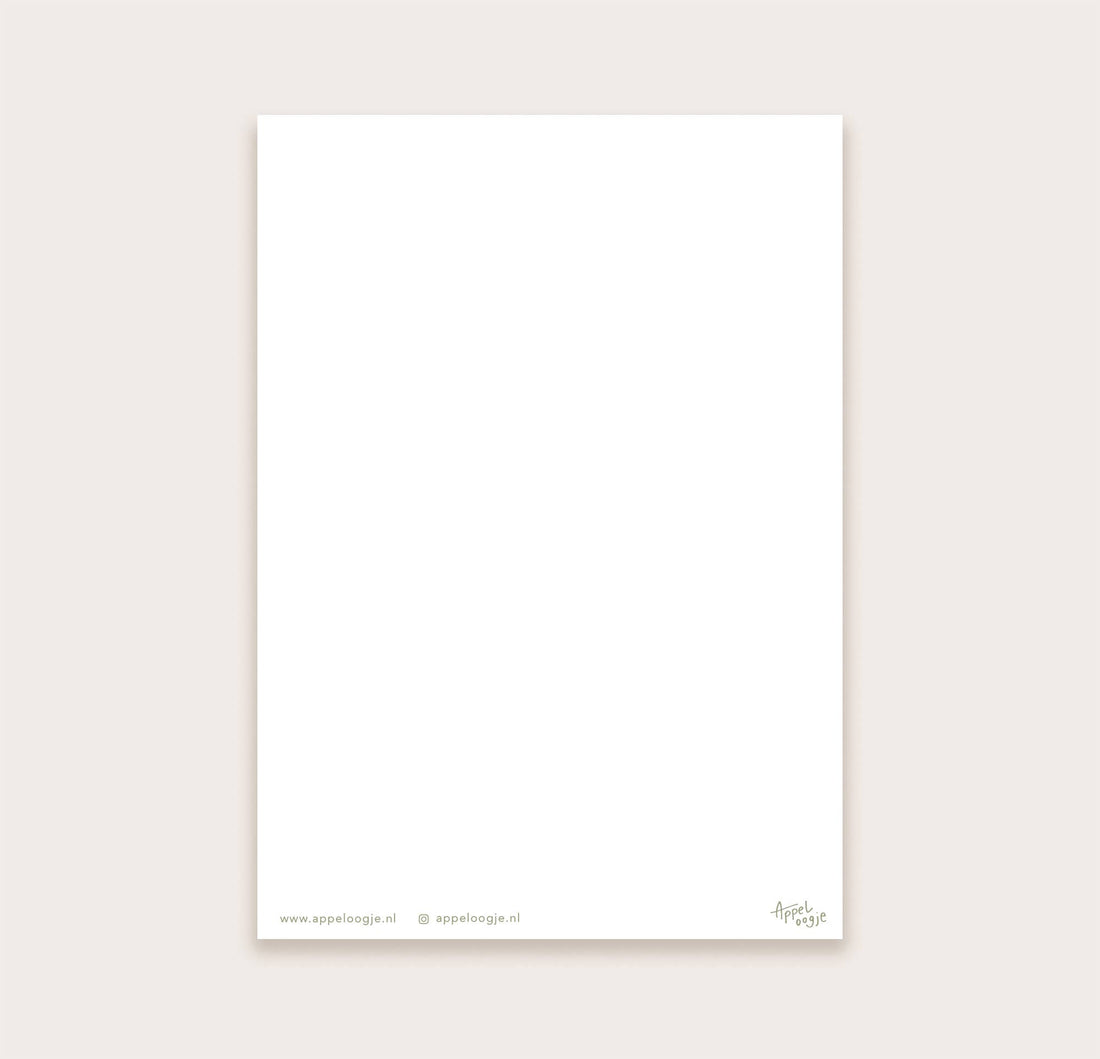 Ansichtkaart "Autumn girl" | Kaart Appeloogje