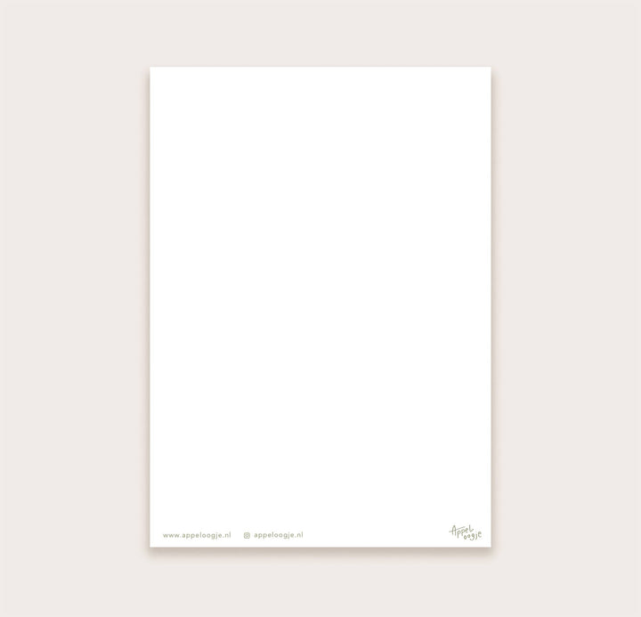 Ansichtkaart "Autumn girl" | Kaart Appeloogje