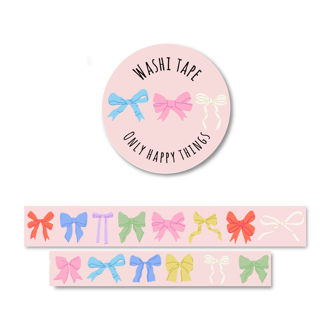 Washi-tape strikken | Washitape Only Happy Things