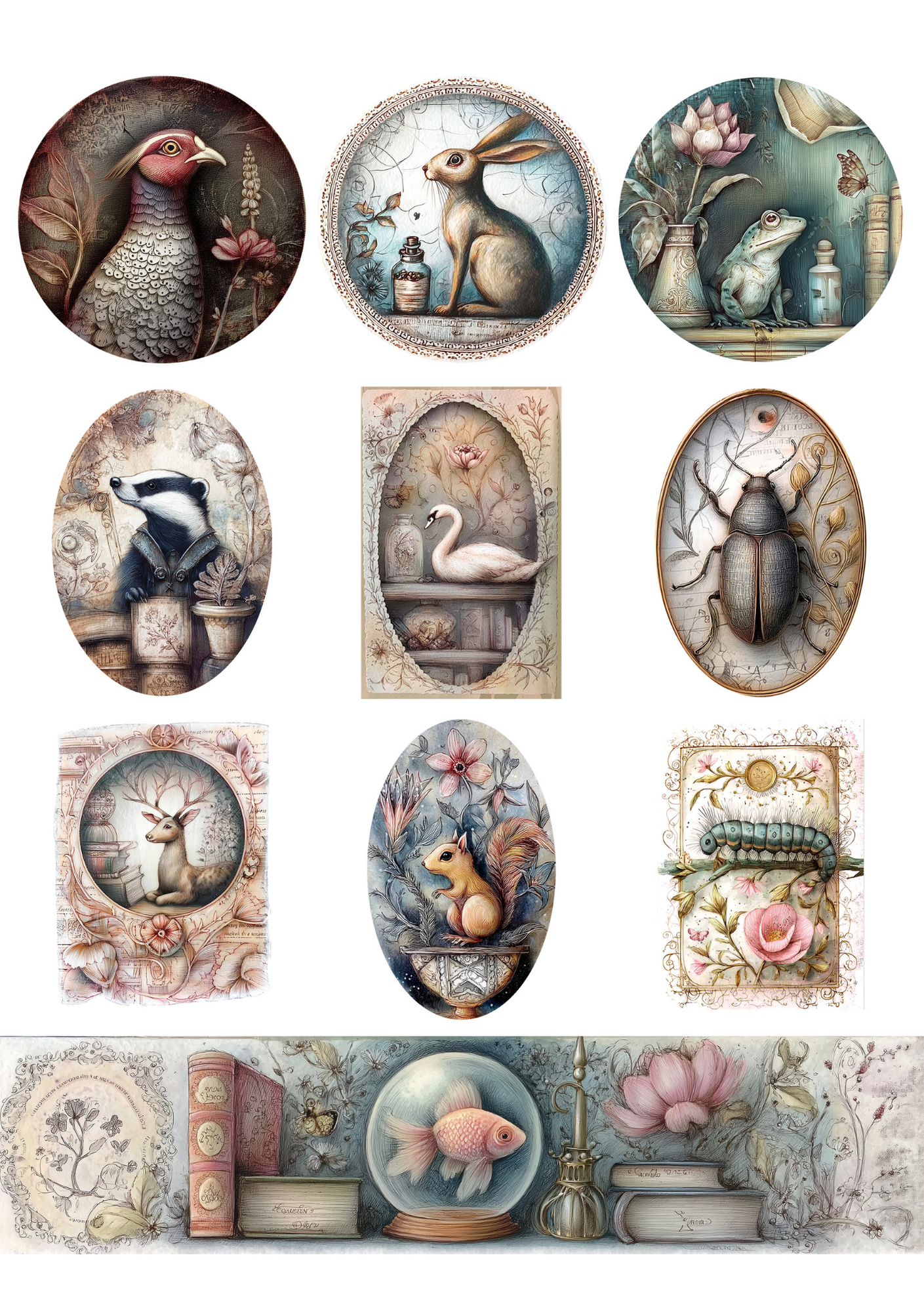 Curiosities | Creative Paper Set Fripperies