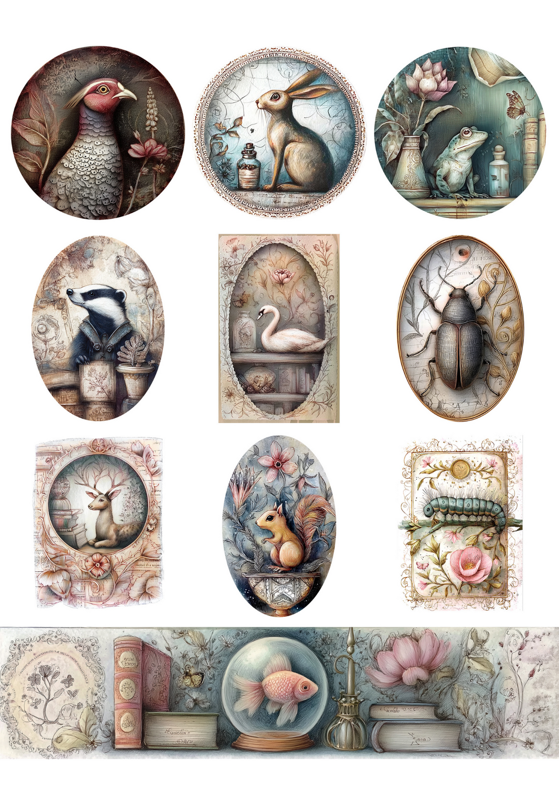 Curiosities | Creative Paper Set Fripperies