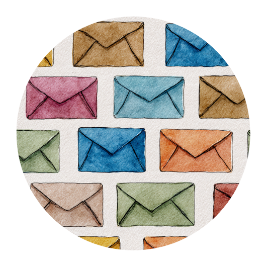 Envelopes | Sluitstickers 10st.