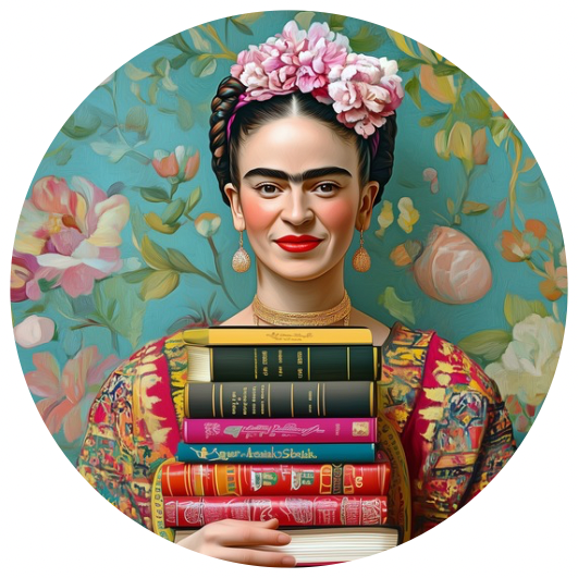 Frida Kahlo: Books | Sluitstickers 10st.