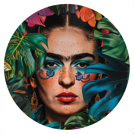 Frida Kahlo: Leaves | Sluitstickers 10st.