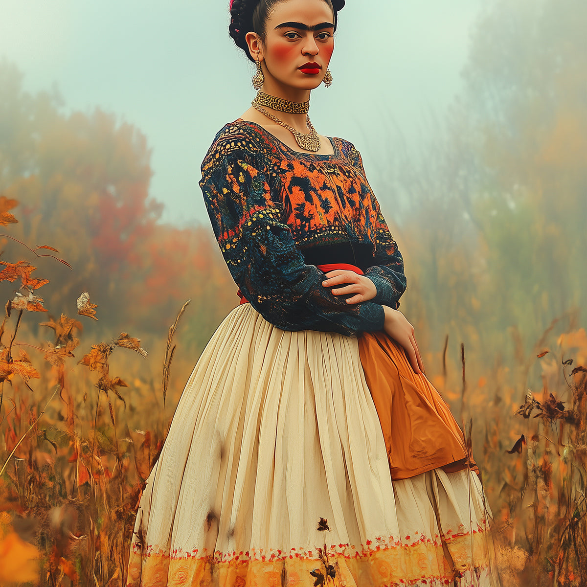 Frida Kahlo: Autumn Mood | Kaart Fripperies