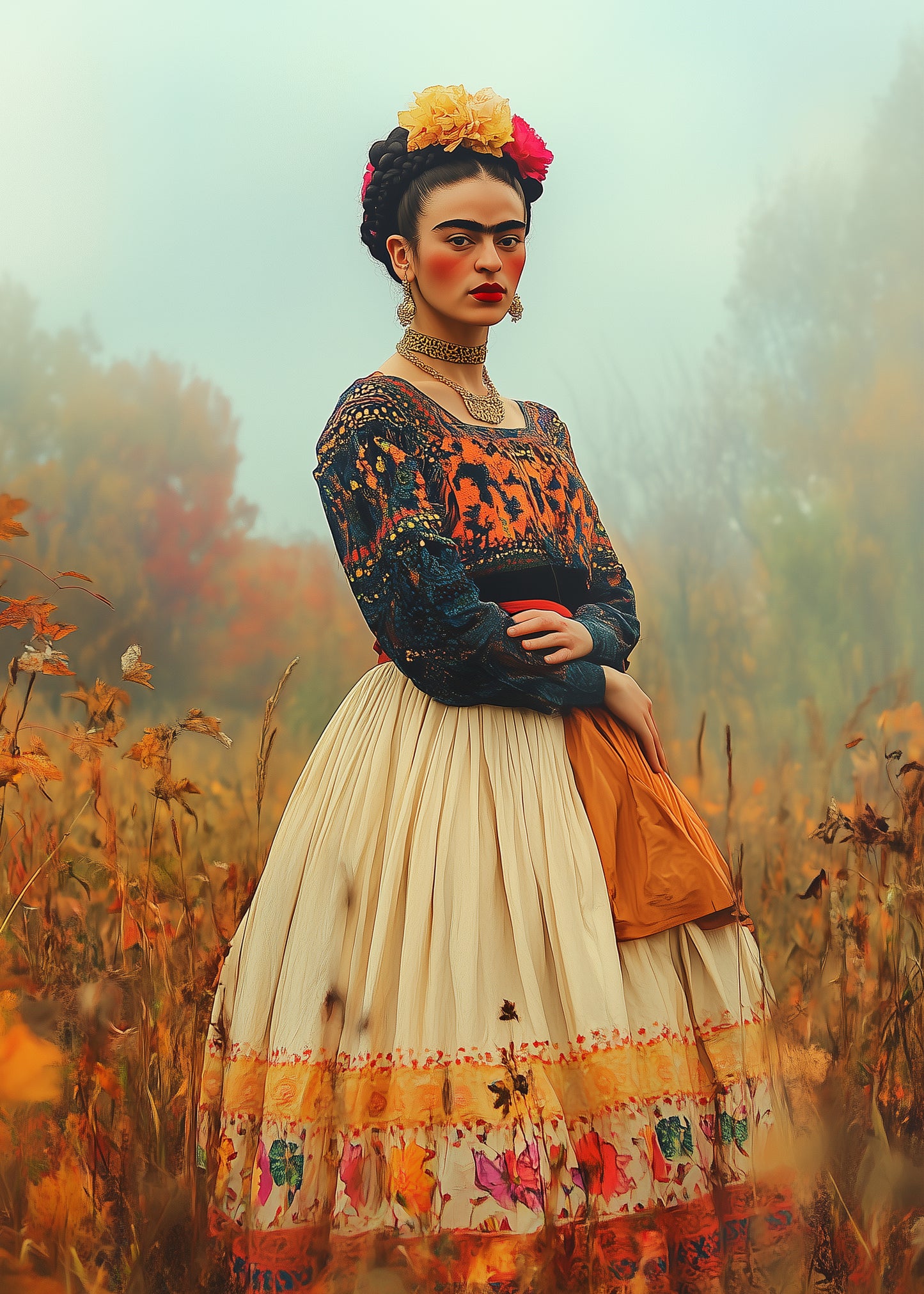 Frida Kahlo: Autumn Mood | Kaart Fripperies