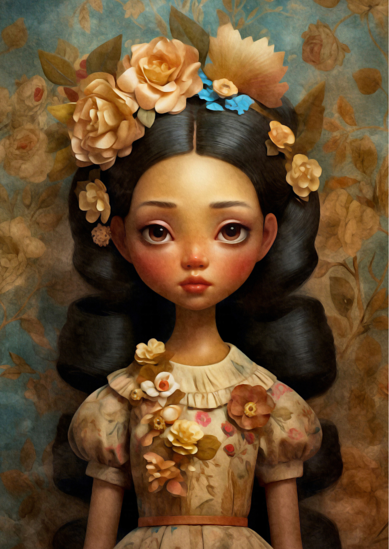 Doll Portrait: Mira | Kaart Fripperies