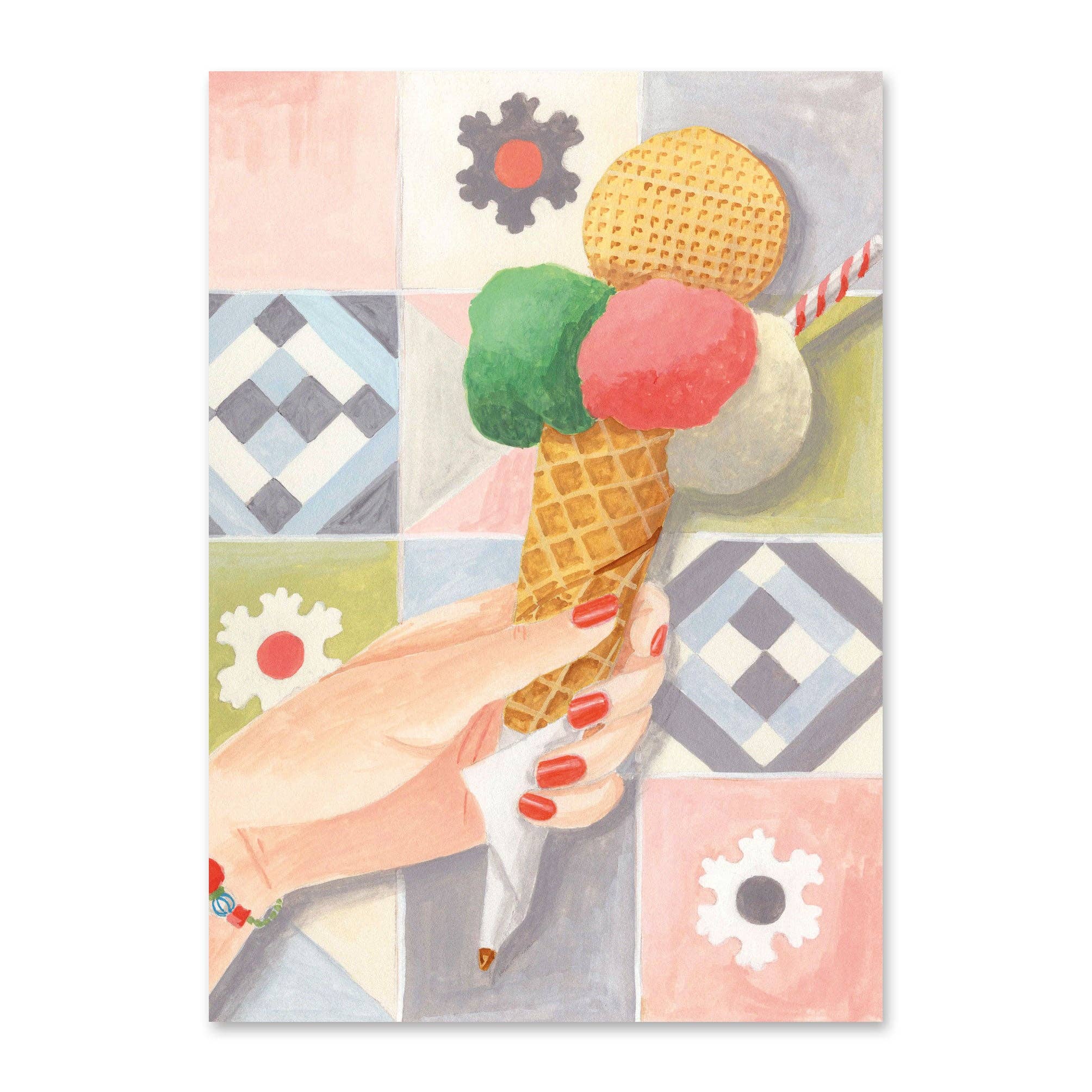 Gelato ansichtkaart