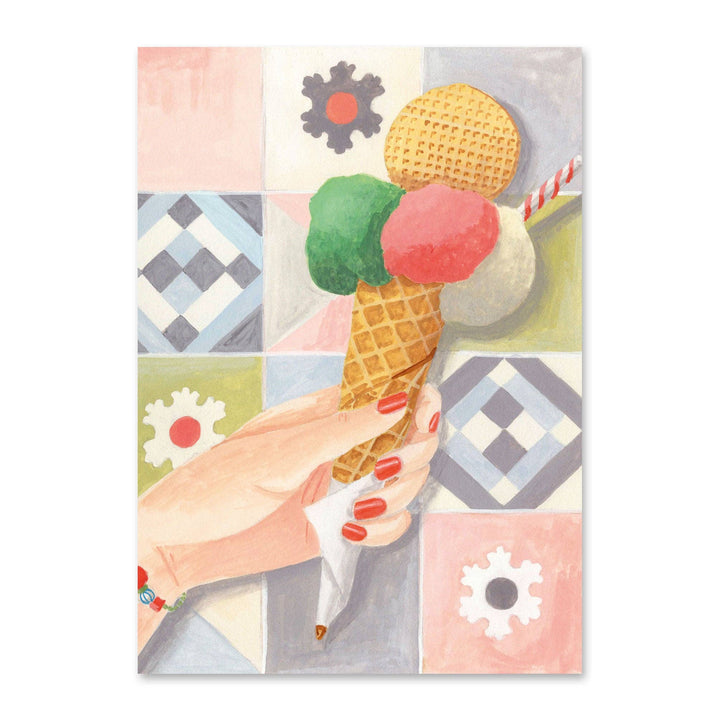 Gelato ansichtkaart