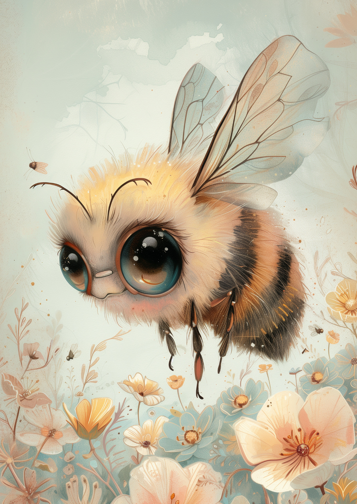 Cute Bugs: Bizzy | Kaart Fripperies