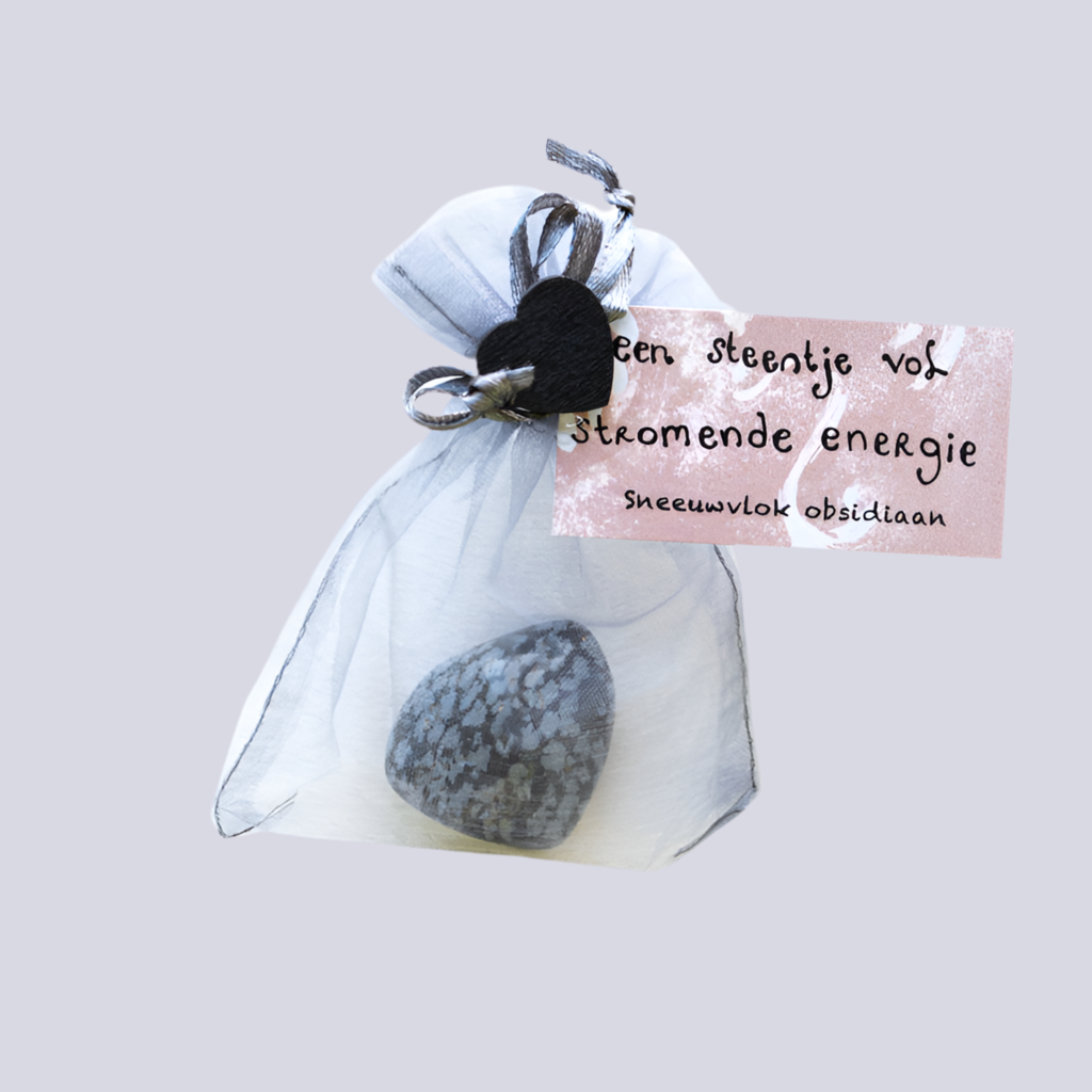 Steentje vol stromende energie
