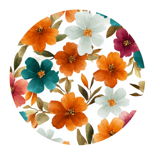 Flowers | Sluitstickers 10st.