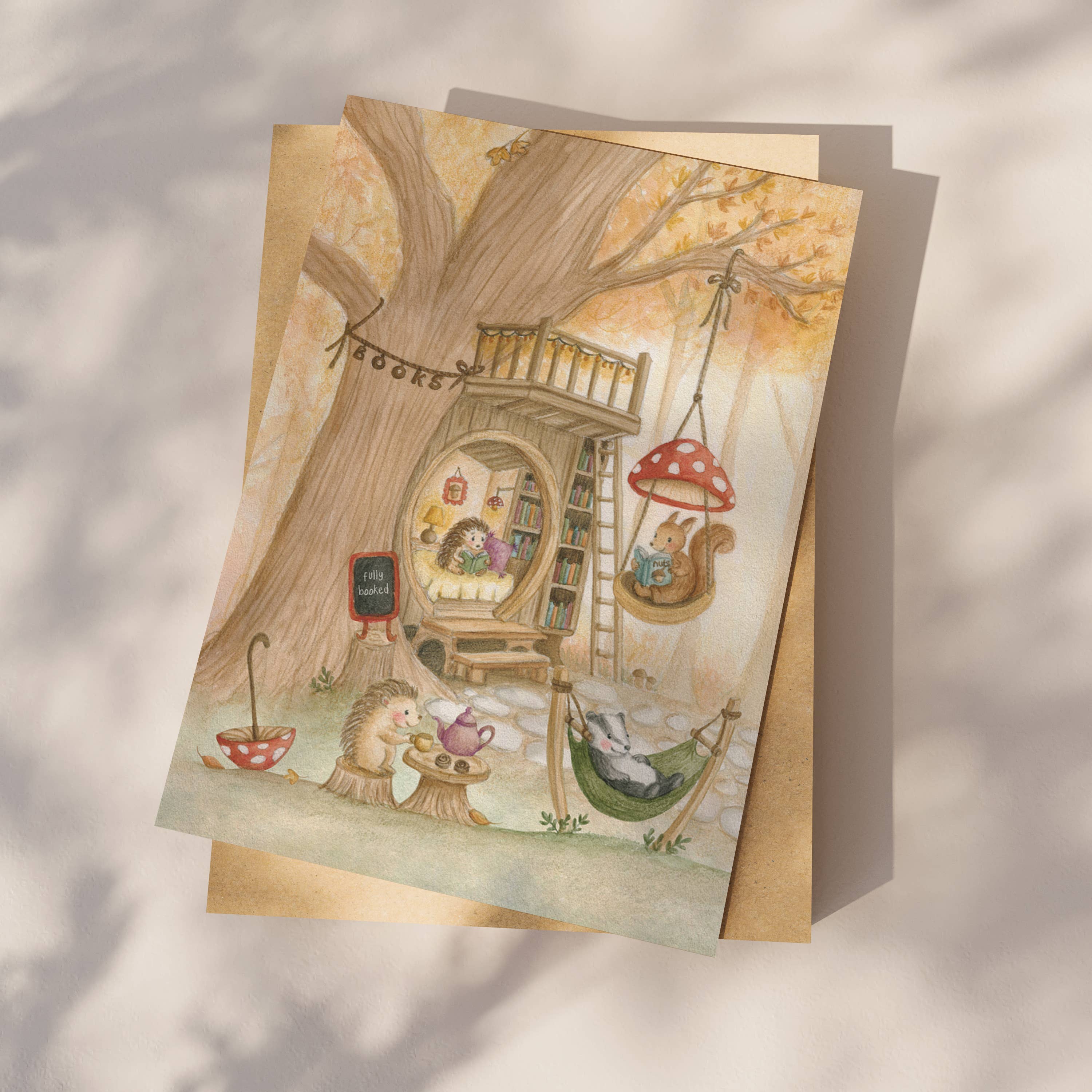 Ansichtkaart "Me time"| Kaart Appeloogje