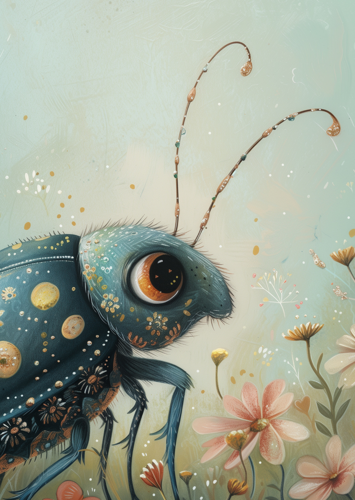 Cute Bugs: Loli | Kaart Fripperies