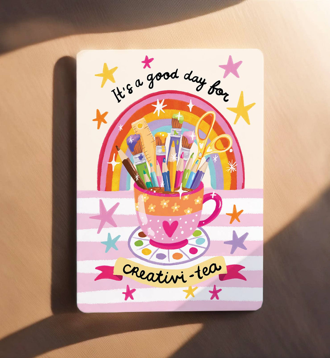 Kaart creatief creativi-tea thee grappig zomaar | Kaart Aniet Illustration