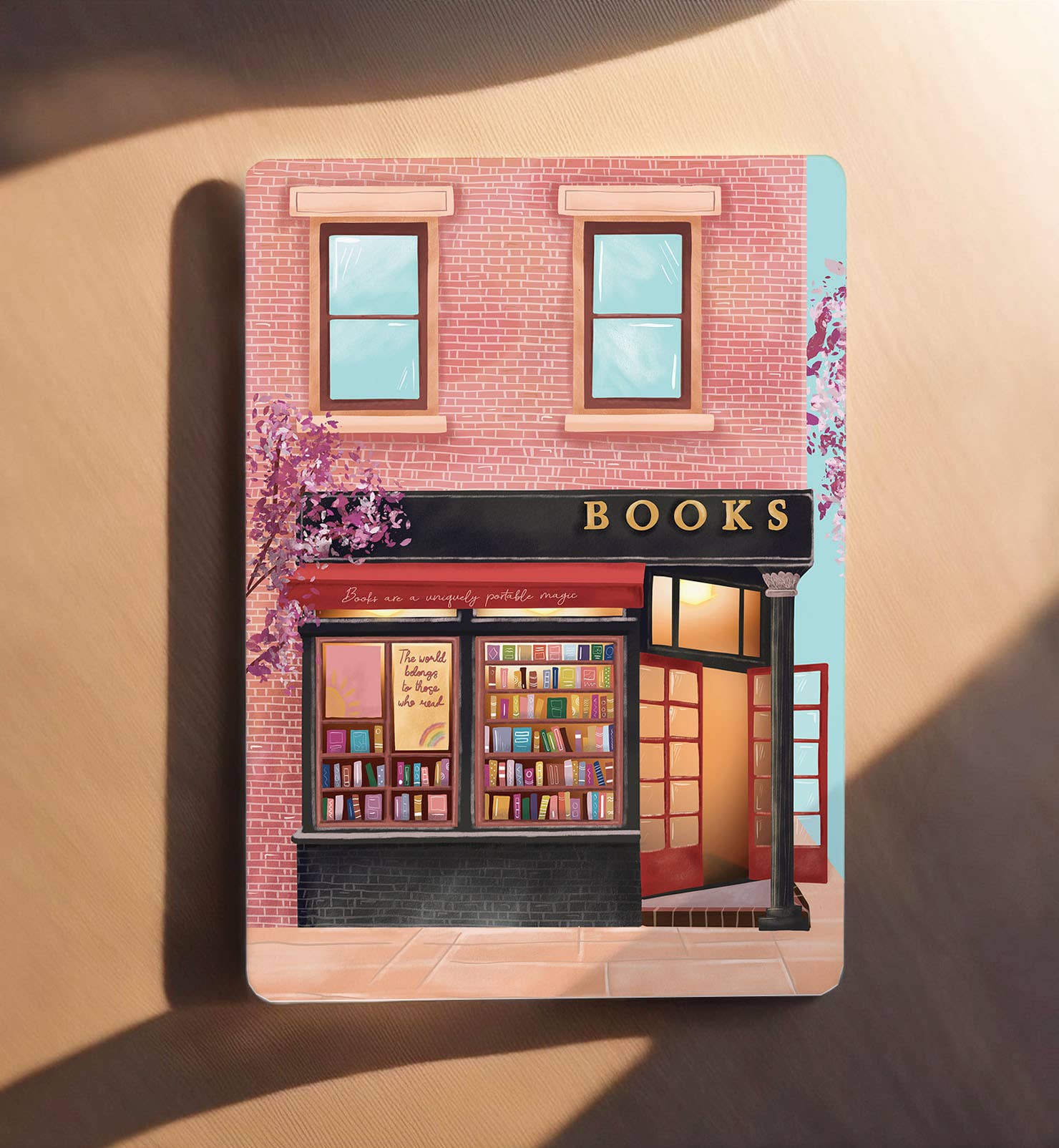Kaart New York Bookstore boeken USA reizen | Kaart Aniet Illustration