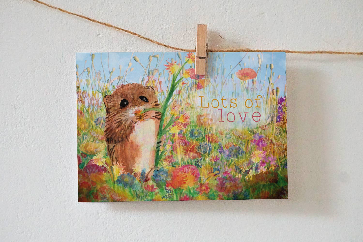 Kaart Lots of love | Kaart Lotte Drouen