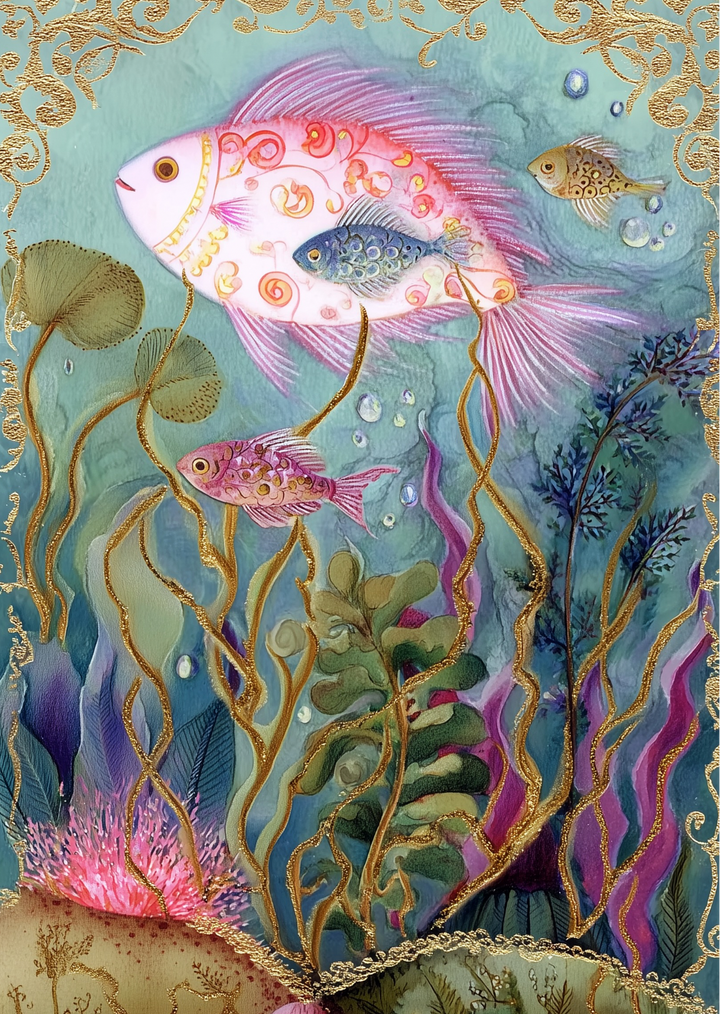 Enchanted Ocean: Ocean Fish| Kaart Fripperies
