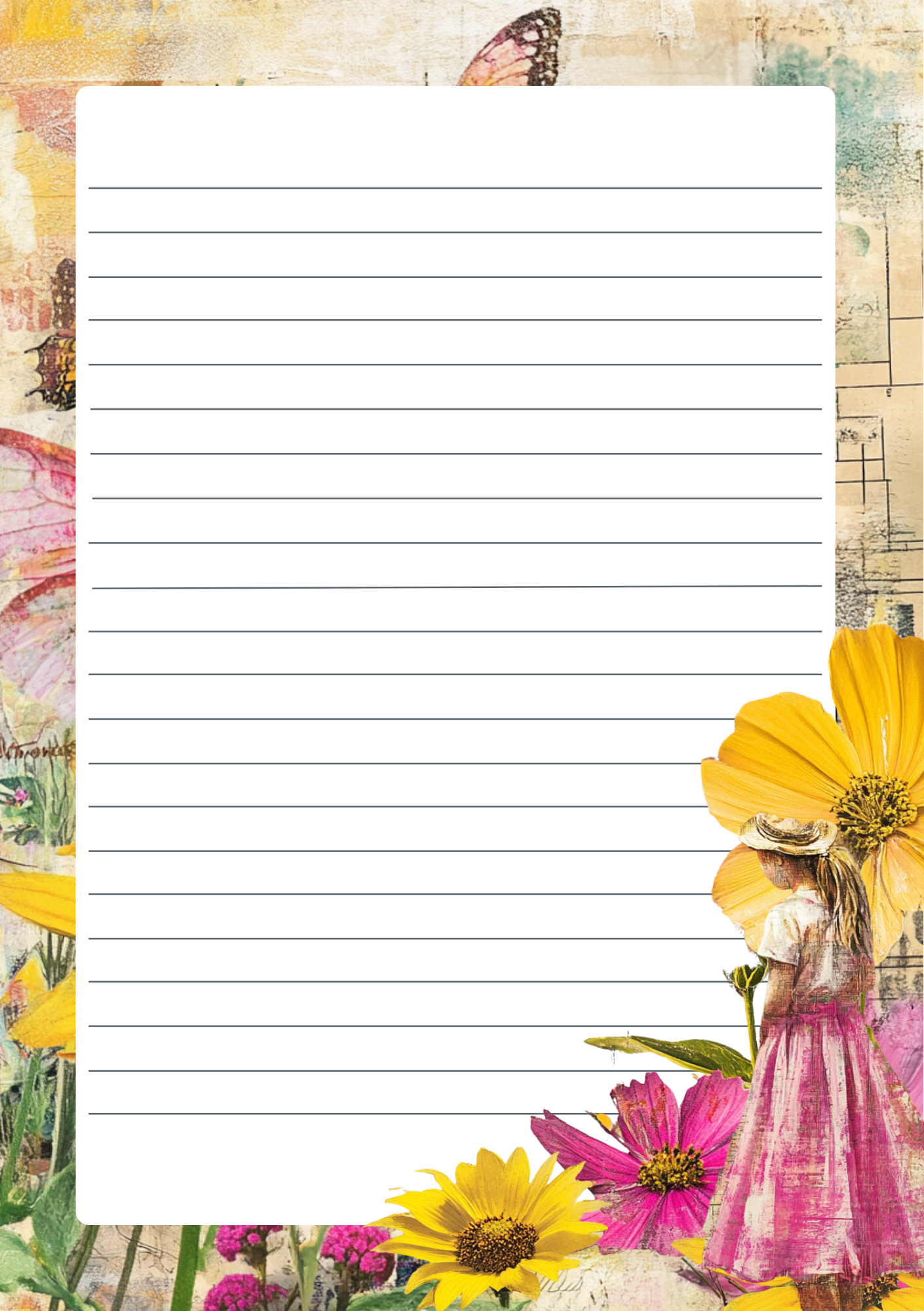 Where wildflowers grow | Briefpapier Fripperies