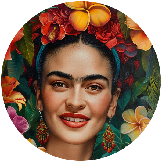 Frida Kahlo: Flowers | Sluitstickers 10st.