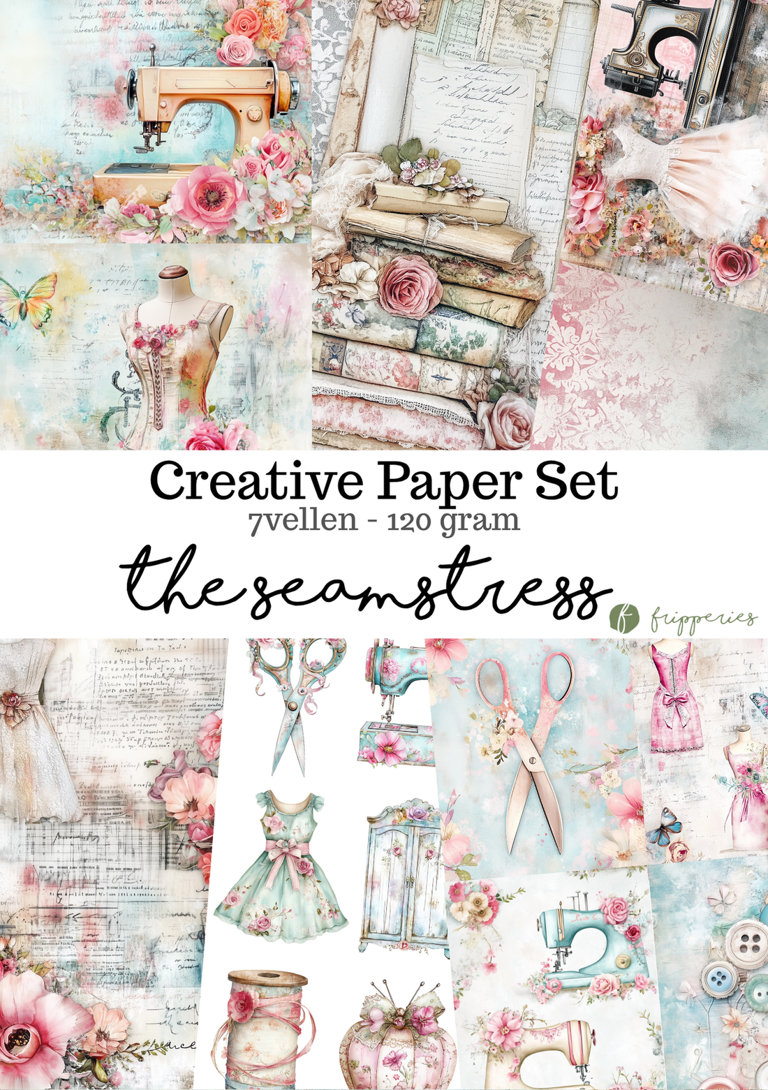 The Seamstress | Creative Paper Set Fripperies