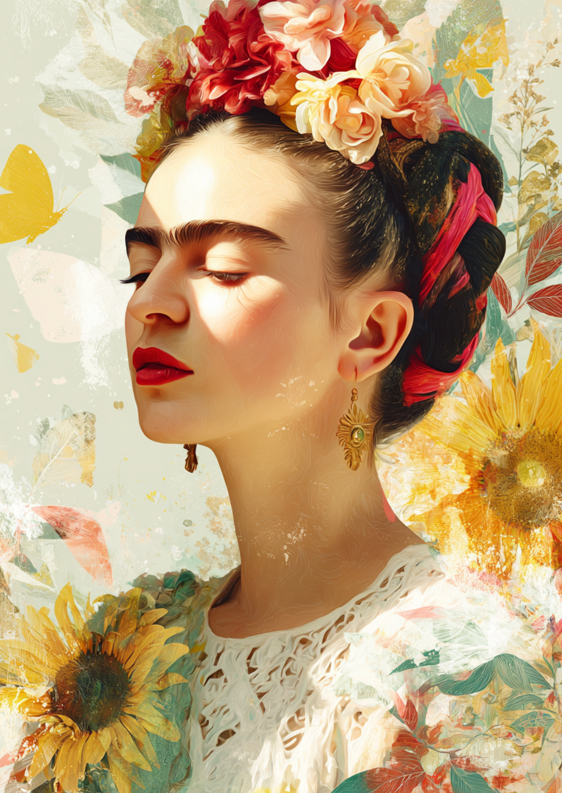 Frida Kahlo: Sunflower Dreams | Kaart Fripperies