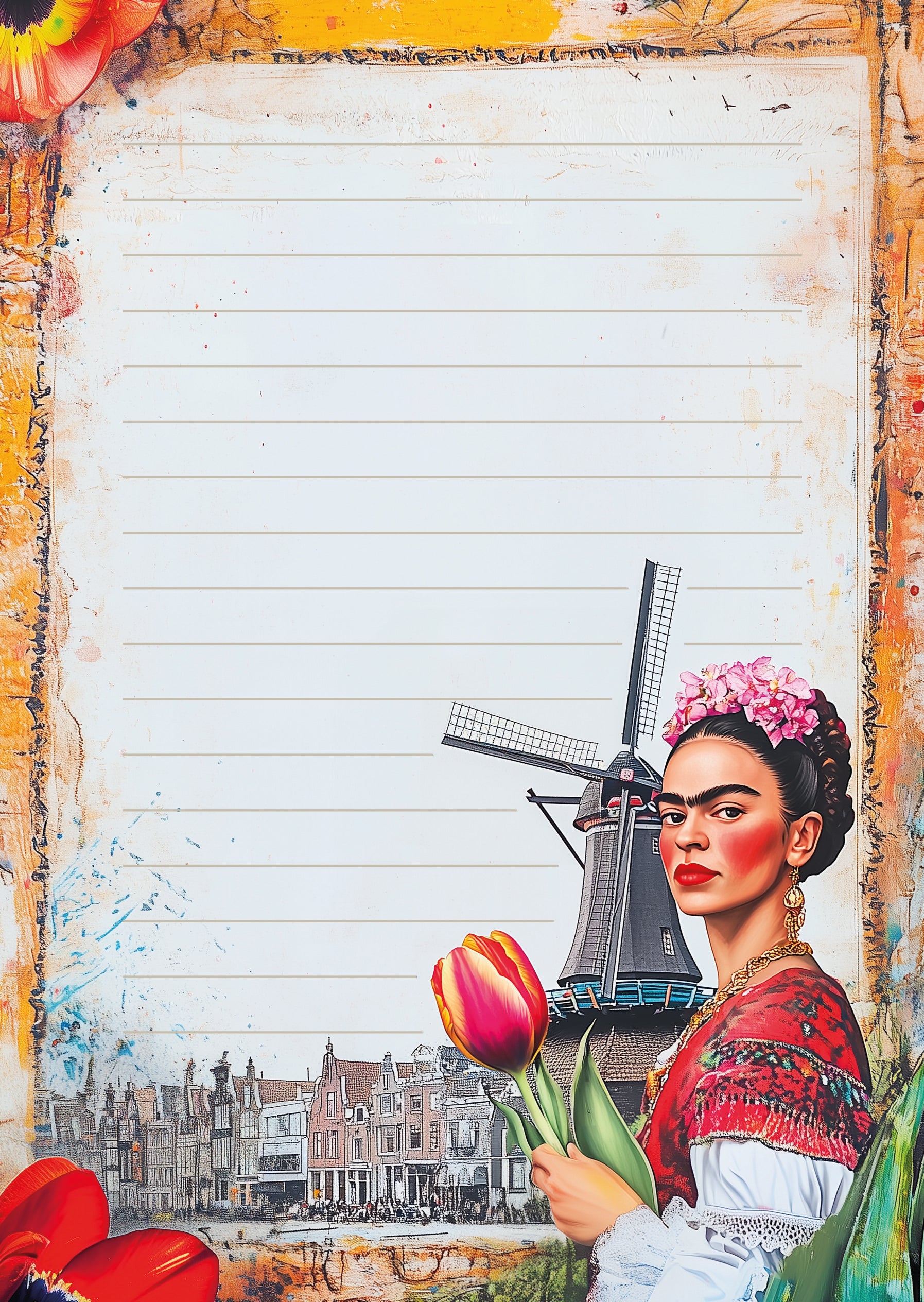 Frida Kahlo: Holland | Briefpapier Fripperies