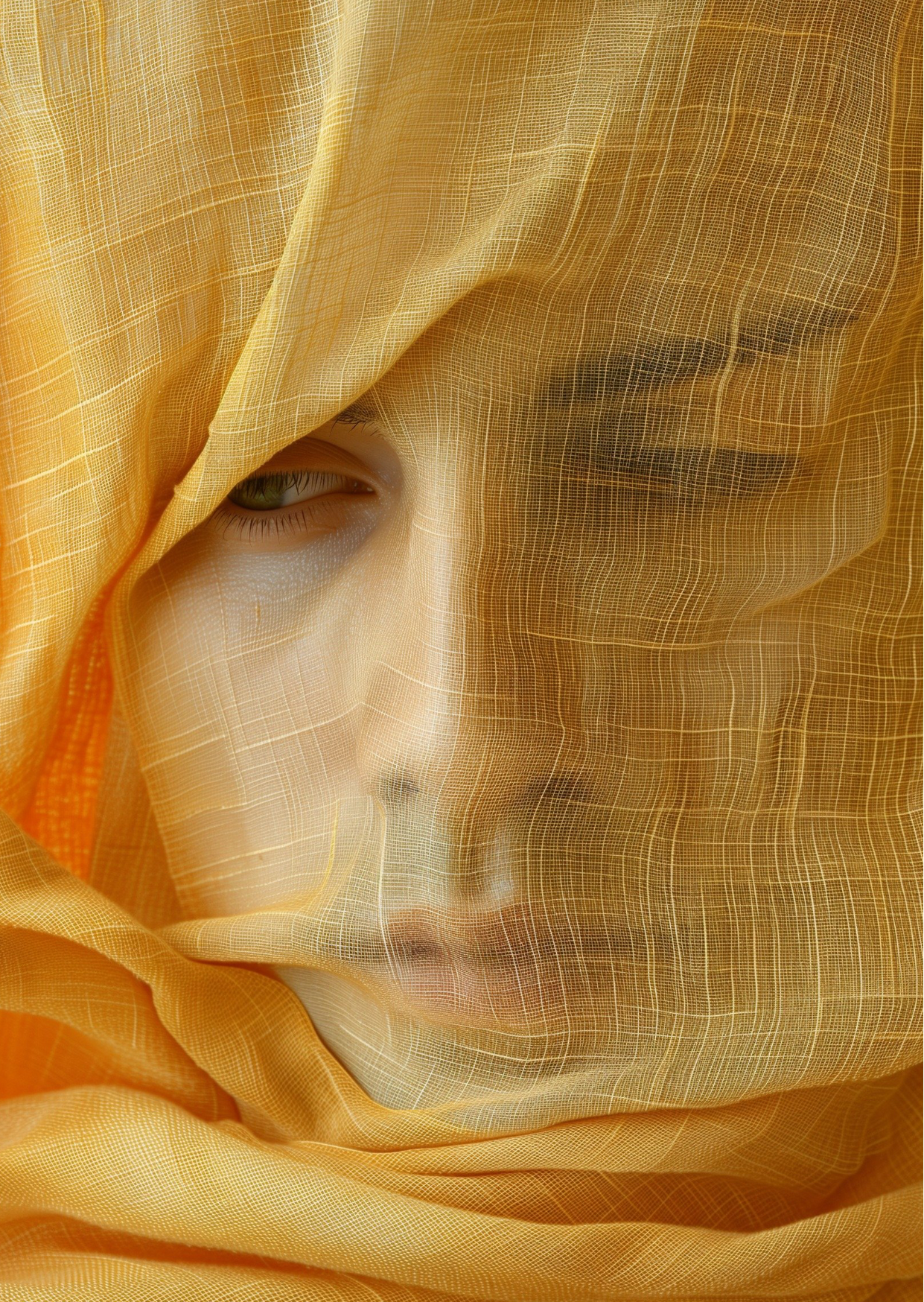 Faces in Linen: Yellow | Kaart Fripperies