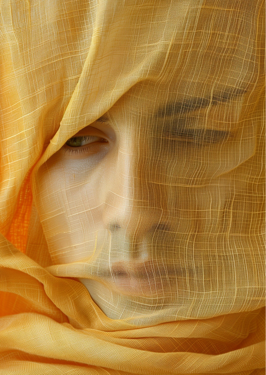 Faces in Linen: Yellow | Kaart Fripperies