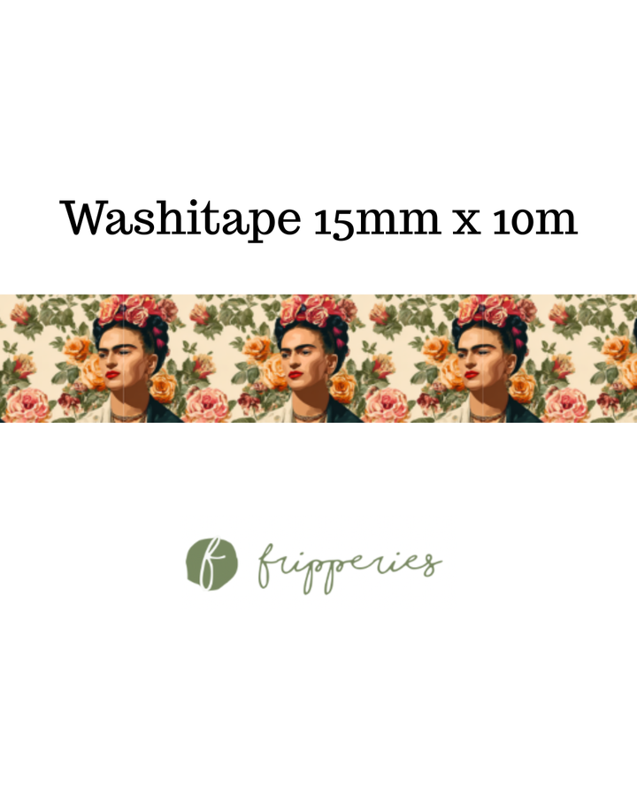 Frida Kahlo NO. 4 | Washitape Fripperies