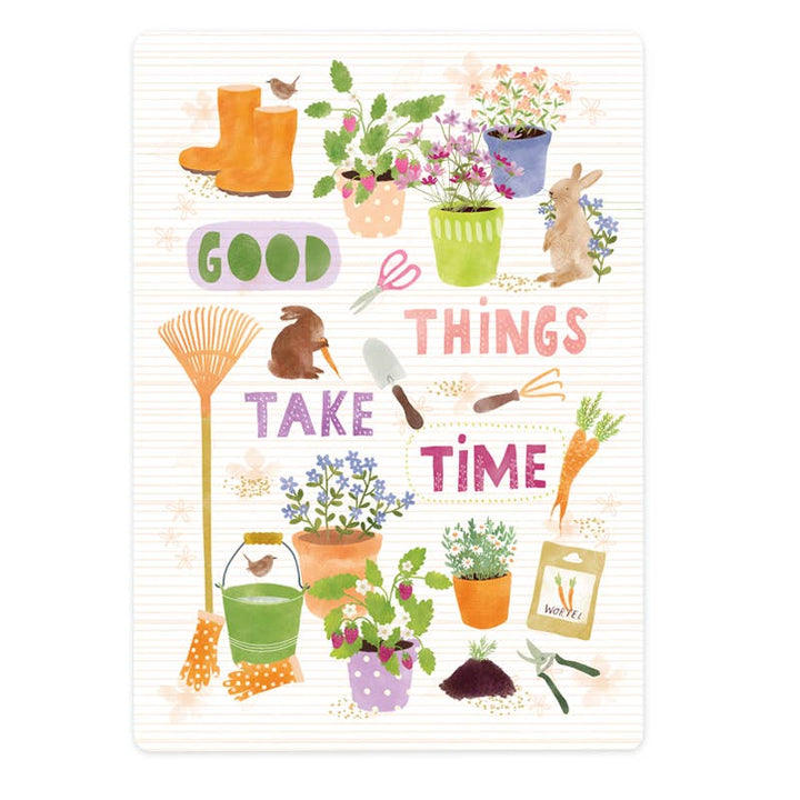 Kaart Good Things Take Time | Kaart The Lemonbird