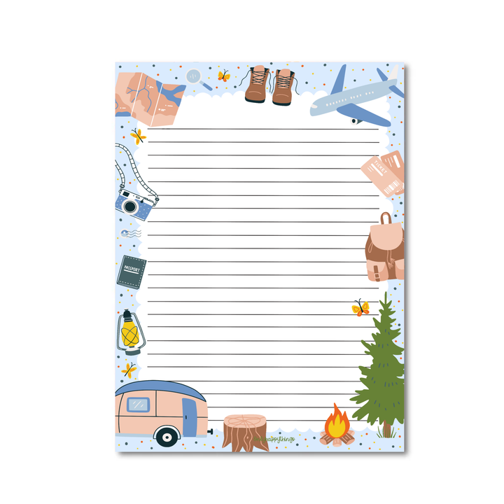 Notitieblok Laten we reizen A5 | Briefpapier Only Happy Things