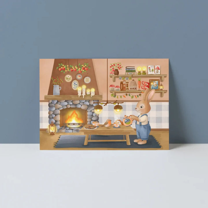 Boshuis gezelligheid | Kaart Studio Poppybird