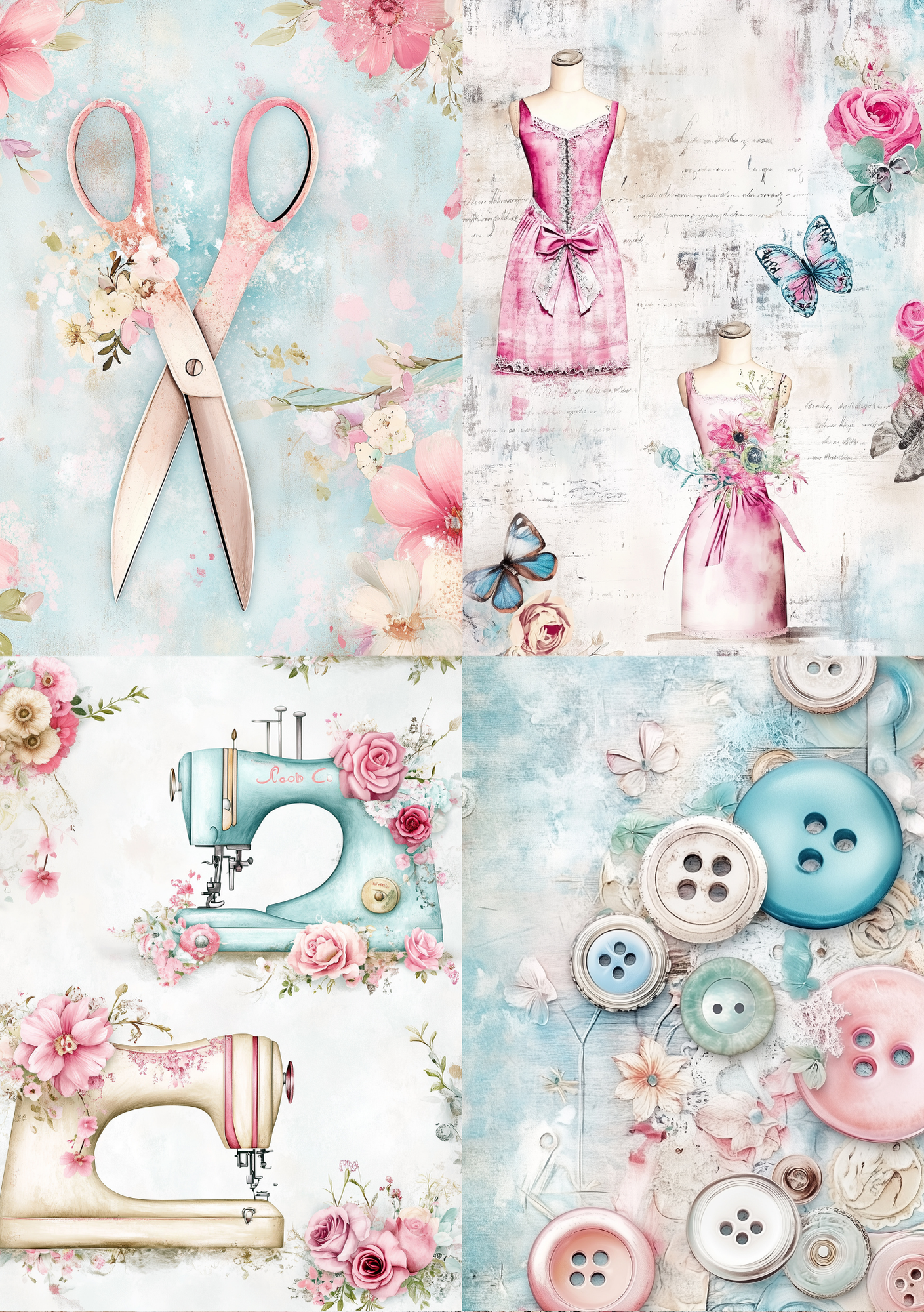 The Seamstress | Creative Paper Set Fripperies