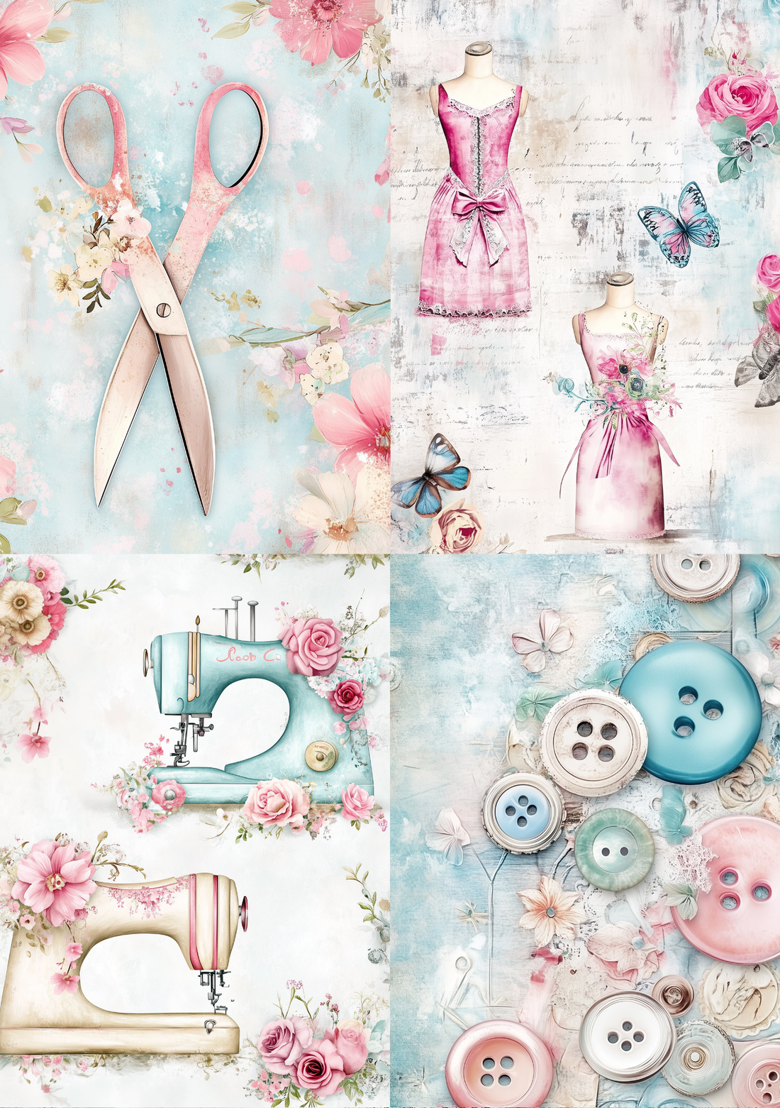 The Seamstress | Creative Paper Set Fripperies