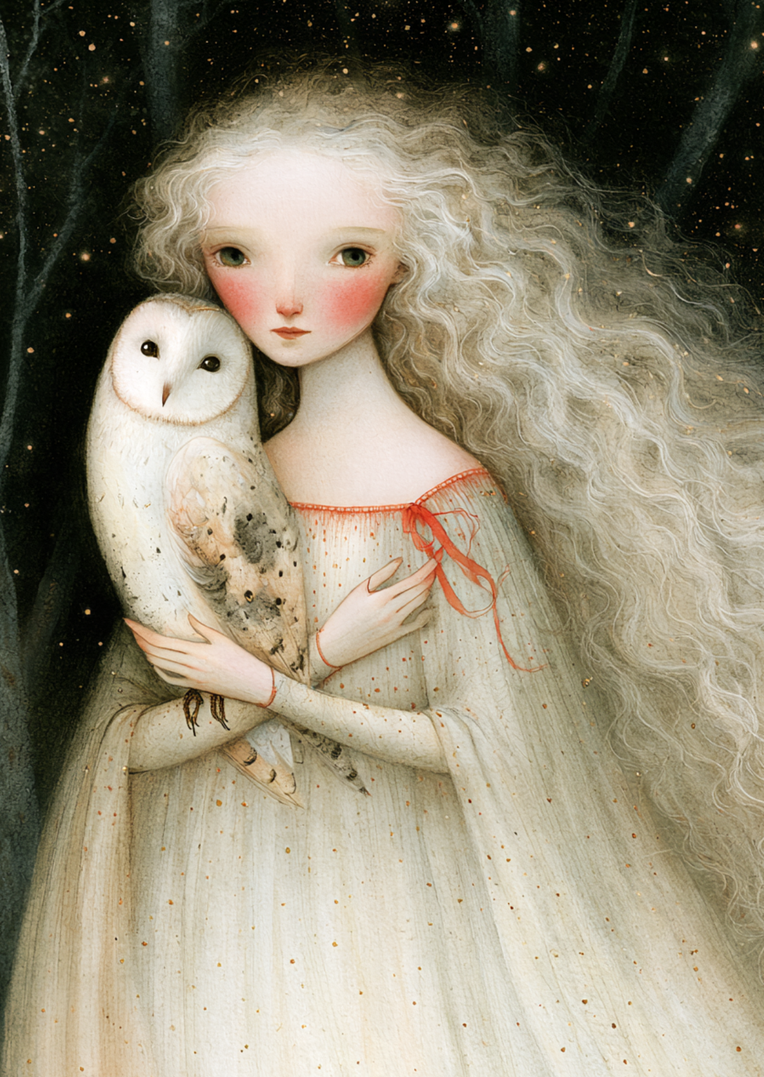 Whispers & Wings: Uil | Kaart Fripperies