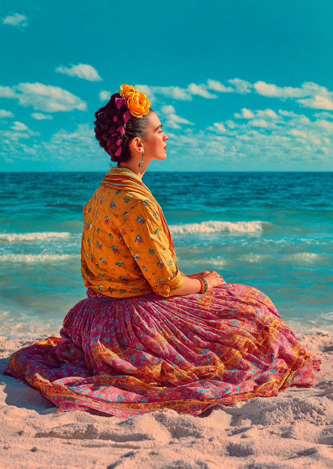 Frida Kahlo: Seaside | Kaart Fripperies