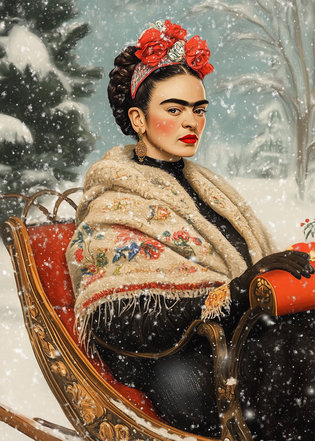 Frida Kahlo: Sleigh | Kaart Fripperies