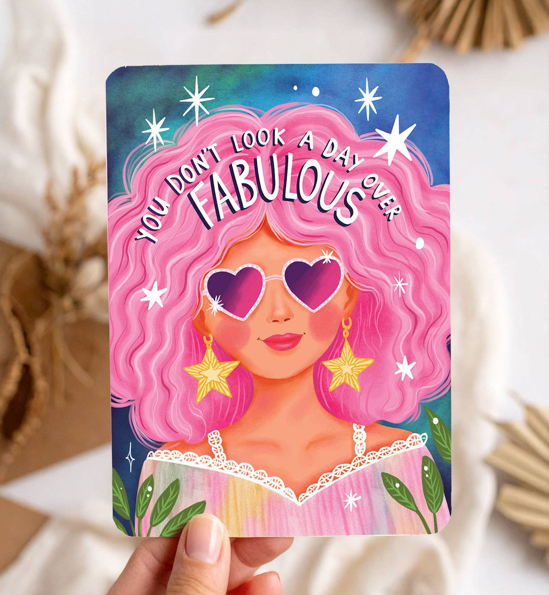 Kaart verjaardag vrouw fabulous grappig zomaar ansichtkaart